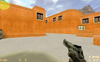 Скриншот карты Dust2 в CS 1.6