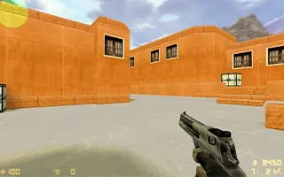 Скриншот карты Dust2 в CS 1.6